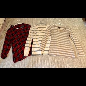 Lot- Women’s Long Sleeve Shirts (small/medium)